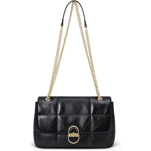 Handbags - Leather Crossbody Bag Women Medium Shoulder Purse Clutch Satchel Evening